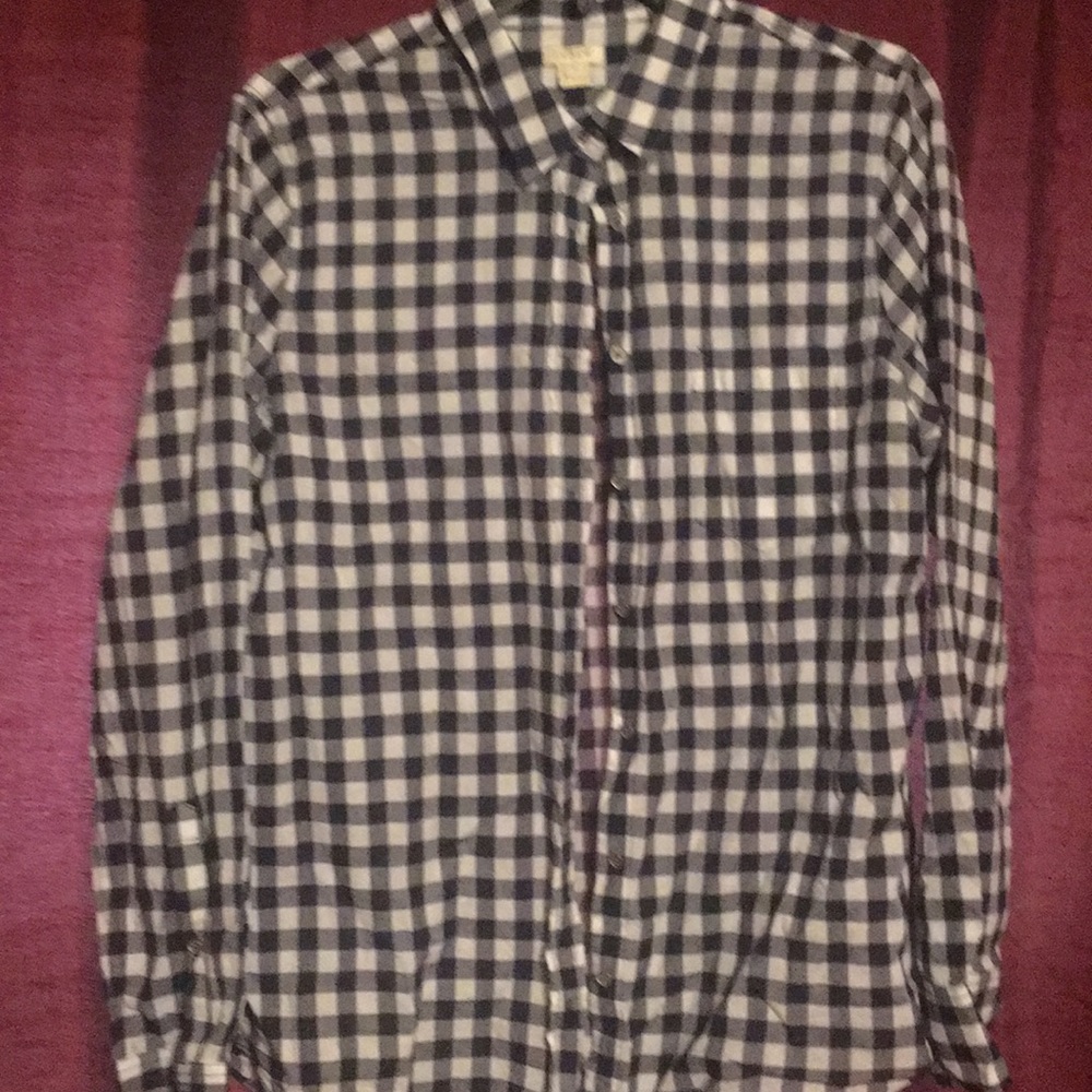 Black and white dress shirt. Wore once